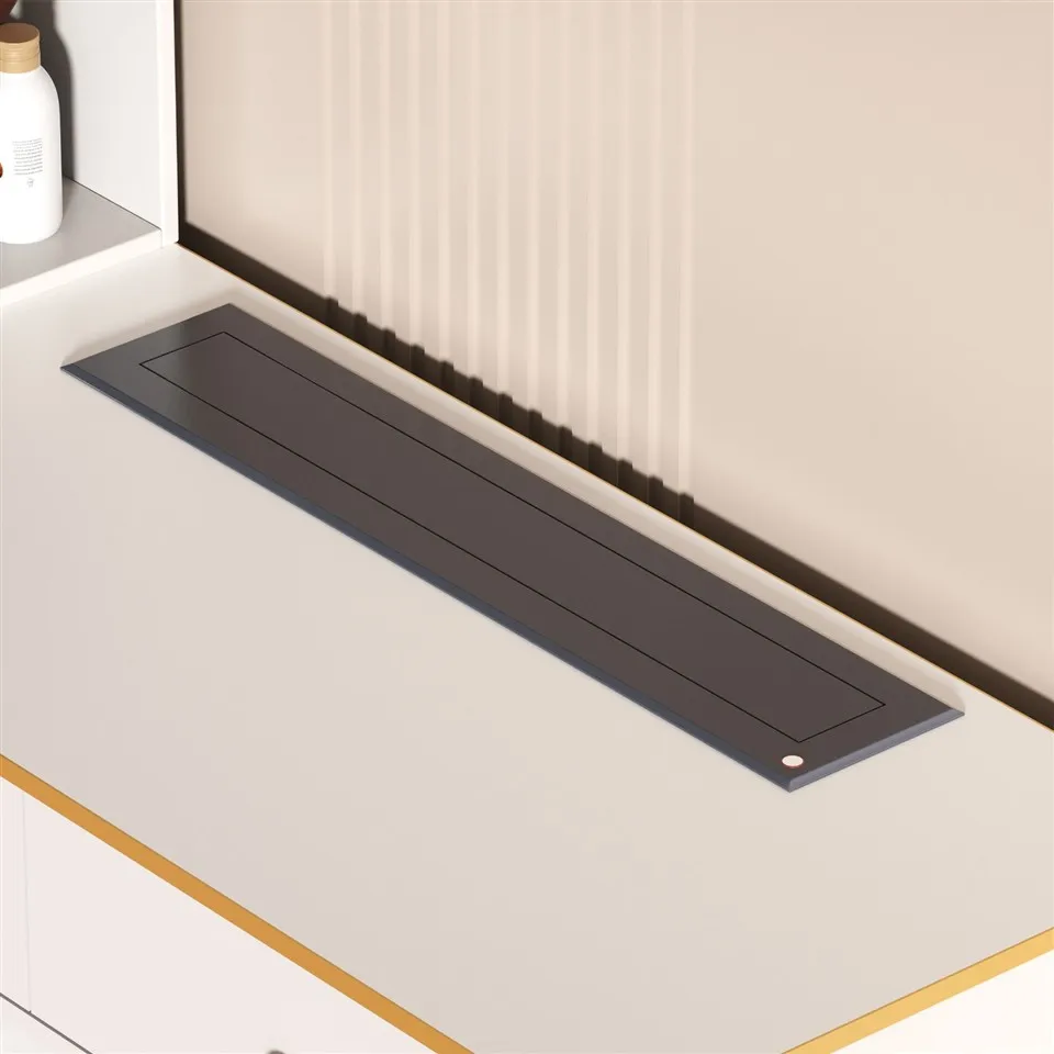 Minimalist Style Dressing Table With Hidden Electric Lift Mirror And LED Lights price